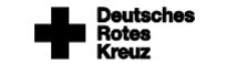 Das Logo der Firma DRK in Schwarz