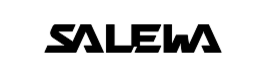 The logo of the Salewa brand in black
