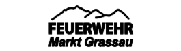 The logo of the Feuerwehr Markt Grassau in black