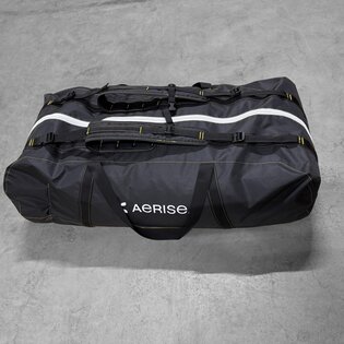 Die Transporttasche kann genutzt werden, um die aufblasbaren Zelte von Aerise zu transportieren